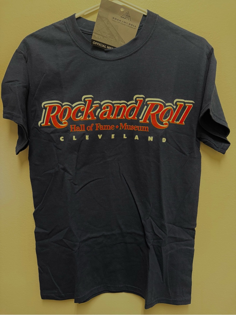 Rock and Roll Hall of Fame Cleveland Graphic Tee - Navy Men’s Sm